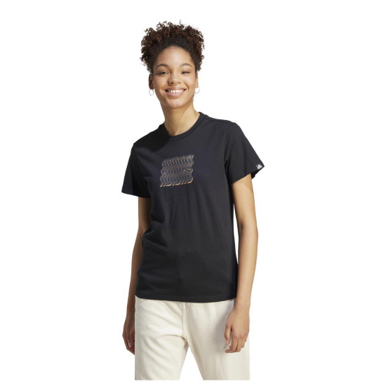 Adidas Γυναικεία κοντομάνικη μπλούζα Sportswear Vibrant Print Graphic Short-Sleeve Tee